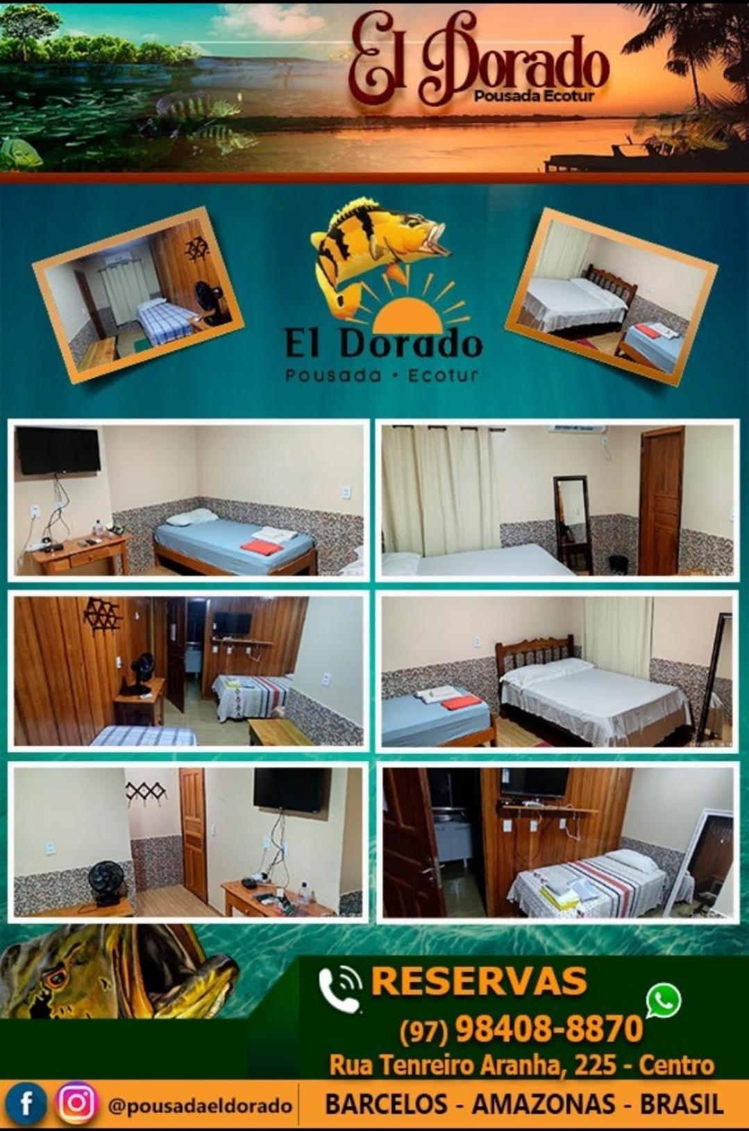 Apartamento El Dorado Pousada Barcelos Exterior foto